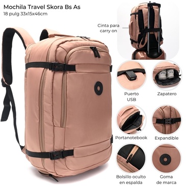 Mochila Travel  18 