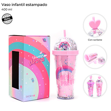 Vaso Infantil 400 ml - Skora