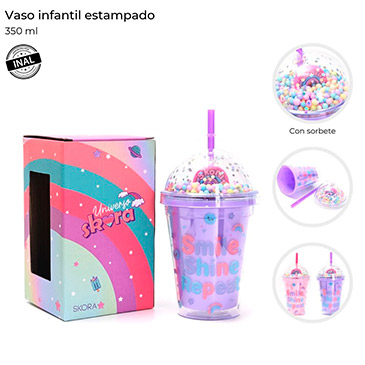 Vaso Infantil 350 ml - Skora