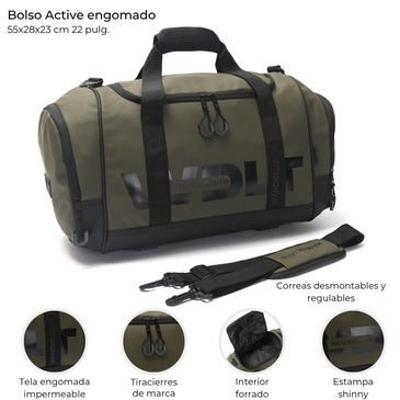 Bolso Active Engomado  Wanderlust