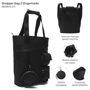 Mochila / Cartera Engomada  Wanderlust