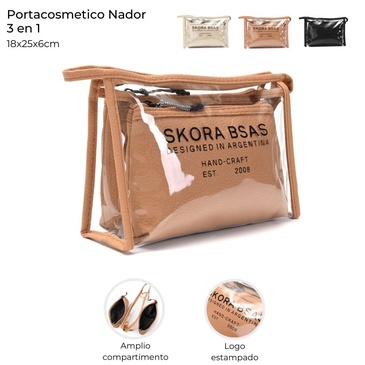 Portacosmetico Nador Set x 3  Unid. - Skora