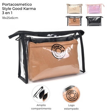 Portacosmetico Style Good Karma 3 en 1  - Skora