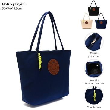 Bolso Playero Con Llavero Skora