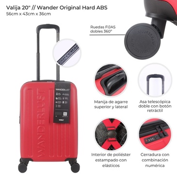 Venta por Mayor y Catalogo Valija Carry On 20