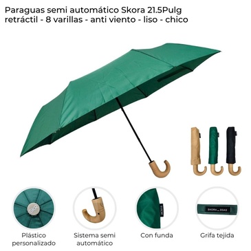 Paraguas Semi Automatico  Skora