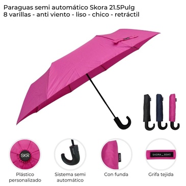 Paraguas Semi Automatico  Skora