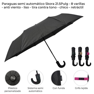 Paraguas Semi Automatico  Skora