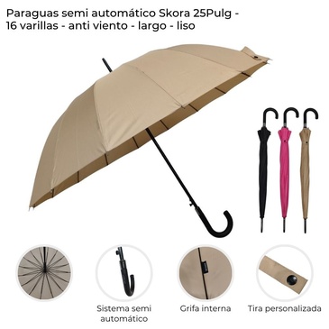 Paraguas  Semi  Automatico  Skora