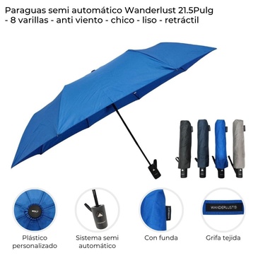 Paraguas Semi Automaticos - Wanderlust