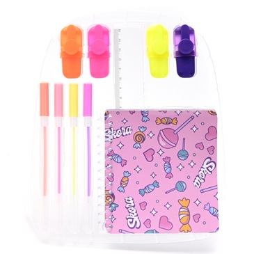 Mochila Con Set Libreria 12 