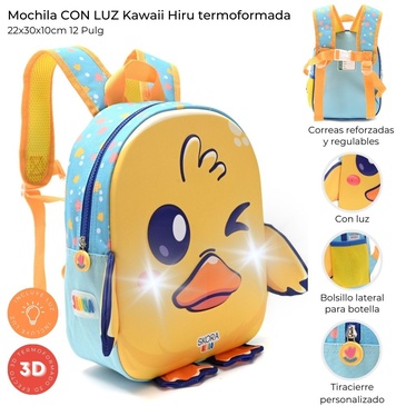 Mochila Con Luz Kawaii Hiru 12 