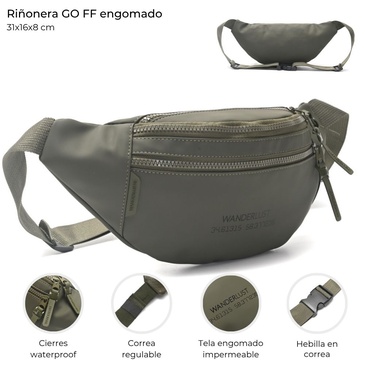 Riñonera Engomada  Wanderlust