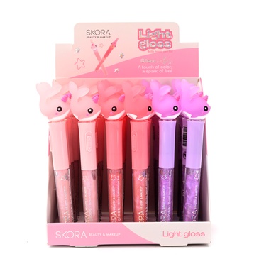 Brillo Labial Infantil Con Luz  - Skora
