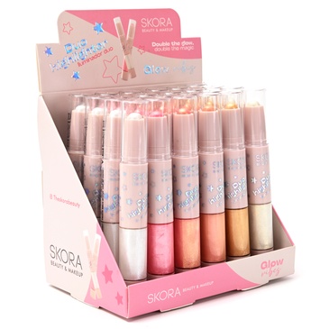Iluminador En Crayon y Brillo Labial - Skora