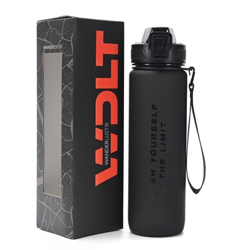 Botella Deportiva Con Pico Retractil y Agarre 1000ML - Wanderlust