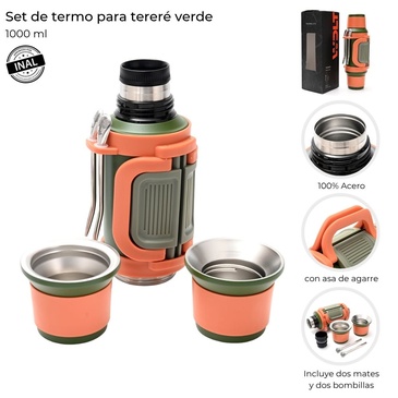 Venta por Mayor y Catalogo Set De Termo Para Terere 1000ML Wanderlust