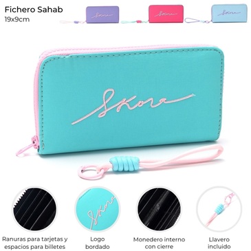 Billetera Sahab Con Llavero  Skora