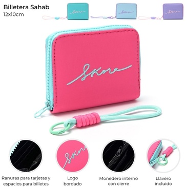 Billetera Sahab Con Llavero Skora