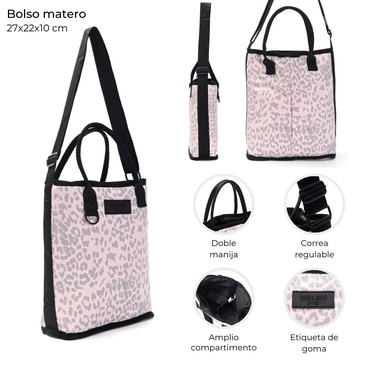 Bolso Matero Animal Print Skora