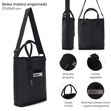 Venta por Mayor y Catalogo Bolso Matero Engomado Skora