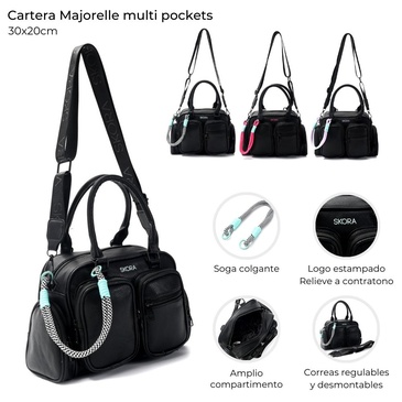 Cartera Majorelle Multi Pockets Skora