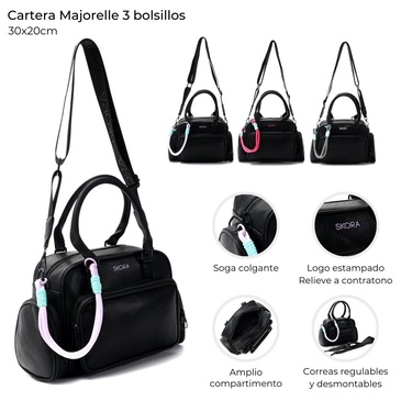 Cartera Majorelle 3 Bolsillos Skora