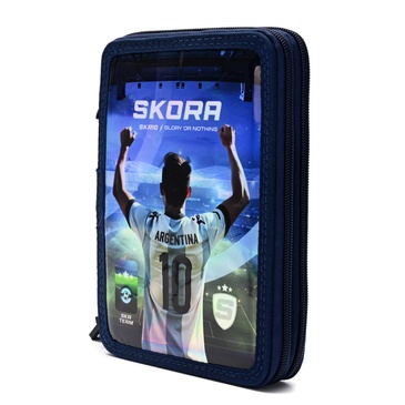 Cartuchera Doble Cierre Play Futbol - Skora