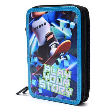 Cartuchera Doble Cierre Play Gamer  - Skora