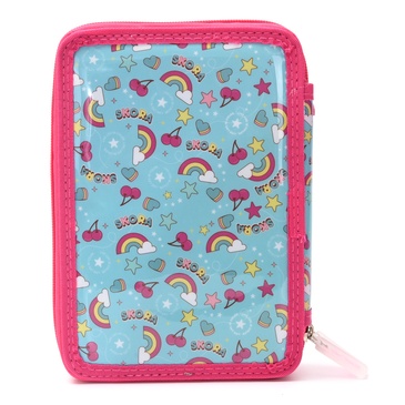 Cartuchera Doble Cierre Kawaii Muffin - Skora