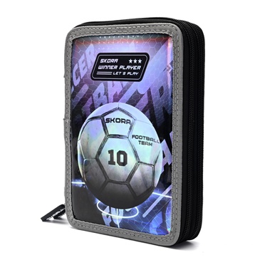 Cartuchera Doble Cierre Play Futbol Pelota  - Skora