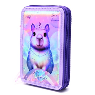 Cartuchera Doble Cierre Pets Capihada - Skora