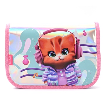 Cartuchera Canopla Con Velcro Pets Flama  - Skora