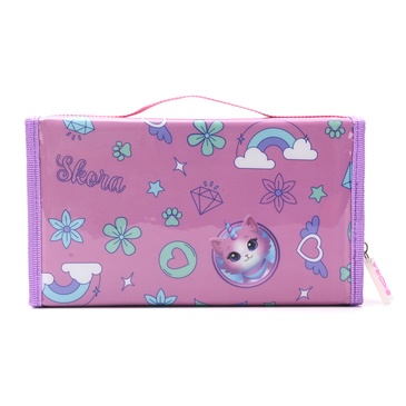 Cartuchera Plegable Rigida Think Happy  - Skora