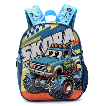 Mochila Petit Termoformada Camion Con Luz 12 