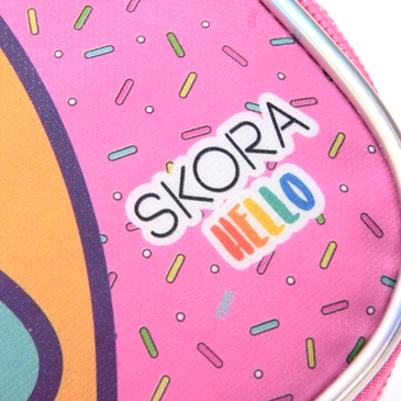 Lunchera Termoformada Con Correa Kawaii Donut  - Skora