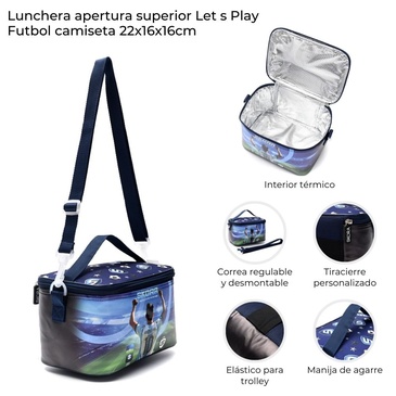 Lunchera Play Futbol Camiseta  Skora