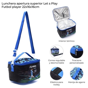 Lunchera Play Futbol Player  Skora