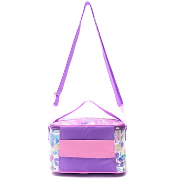 Lunchera Apertura Superior Think Happy Uni Arcoiris Mariposas  - Skora