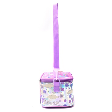 Lunchera Apertura Superior Think Happy Uni Arcoiris Mariposas  - Skora