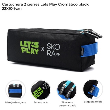 Cartuchera Doble Cierre Play Cromatico Skora