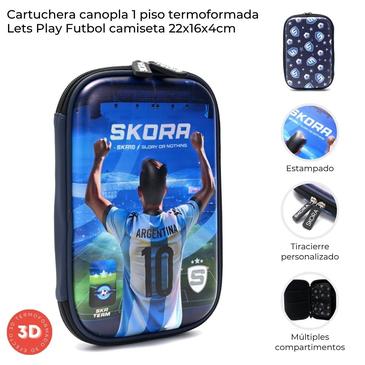 Cartuchera Canopla Termoformada 3D Skora