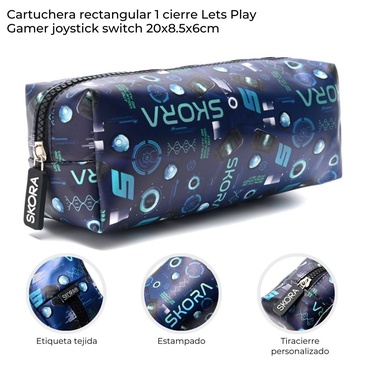 Cartuchera Play Gamer Joystick Switch Skora