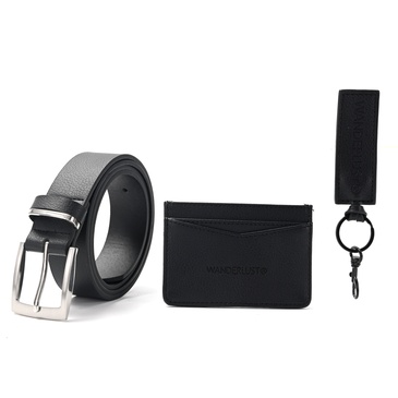 Set Cinto , Tarjetero y Llavero  - Wanderlust