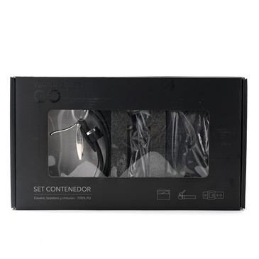 Set Cinto , Tarjetero y Llavero  - Wanderlust