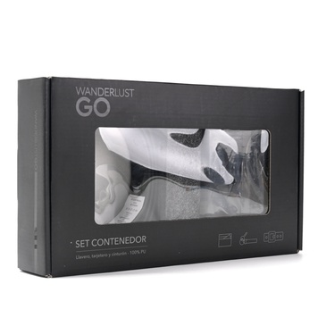 Set Cinto y Billetera Emgomada  - Wanderlust