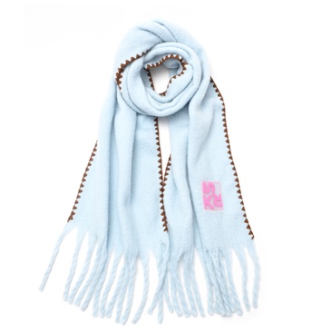Bufanda Lisa Con Flecos - Skora