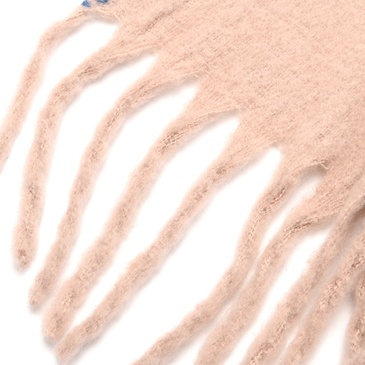 Bufanda Lisa Con Flecos - Skora