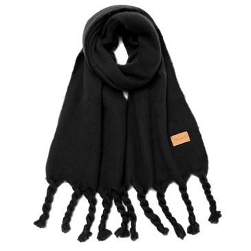 Bufanda Lisa Con Flecos  - Skora