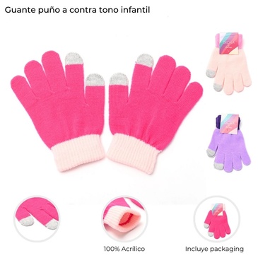 Venta por Mayor y Catalogo Guante Infantil  Skora